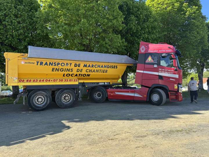 Engins avec chauffer à louer Indre