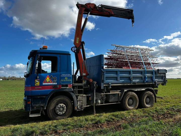 Transport de matériaux Indre